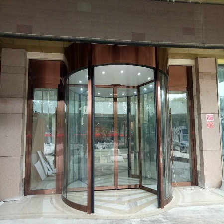 成都酒店旋轉(zhuǎn)門工程